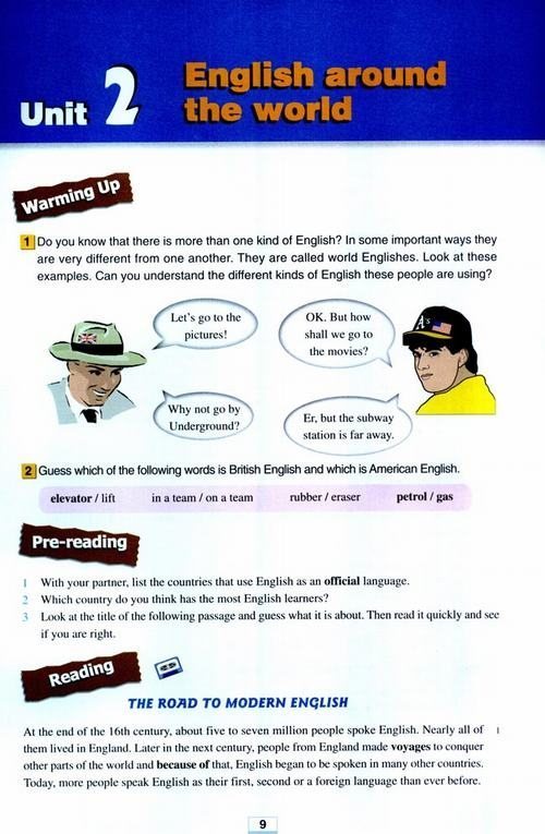 ˽̰Ӣ1 Unit 2 English around the world